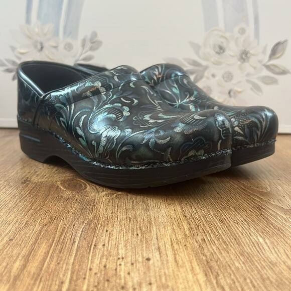 Dansko Floral Print Clogs - Picture 2 of 14